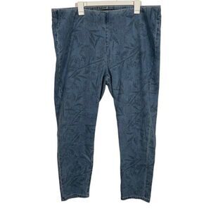 Soft Surroundings Plus Size Patterned Skinny Jeggings
